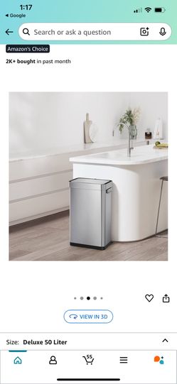 Eko Motion Sensor Garbage Bin 13.3gal
