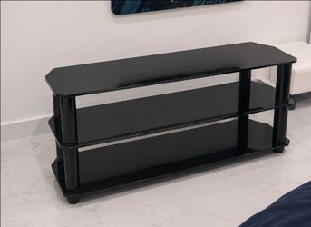 Black Modern TV Stand / Entertainment Center