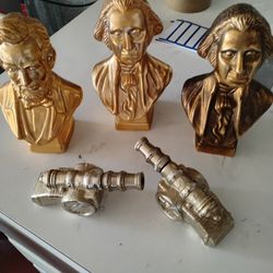 Avon Collection.  I did Find another Cannon Not pictured.  No cologne in any decanter 