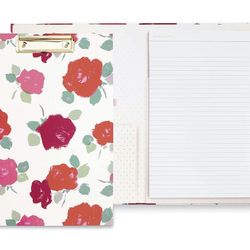 Kate Spade New York Clipboard Folio Includes Lined Notepad - Brushy Rose