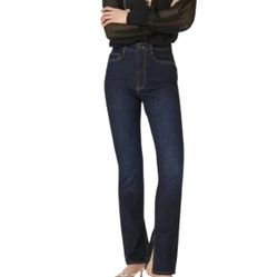 NWT Anthropologie Pilcro The Split Straight Jeans-26