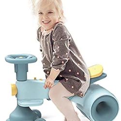 Kinsuite Kids Wiggle Car Ride On Toy, Children Swing Car, with Steering Wheel Lights Music, Uses Twist, Turn and Wiggle for Boys Girls Toddler, Ideal 