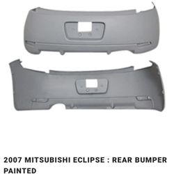 Rear Bumper MITSUBISHI ECLIPSE 2006-2012