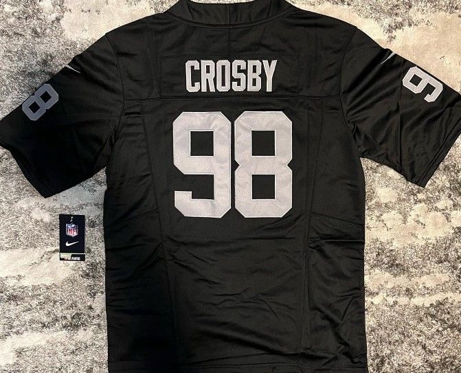 Maxx Crosby Raiders Football Jerseys XXXL 