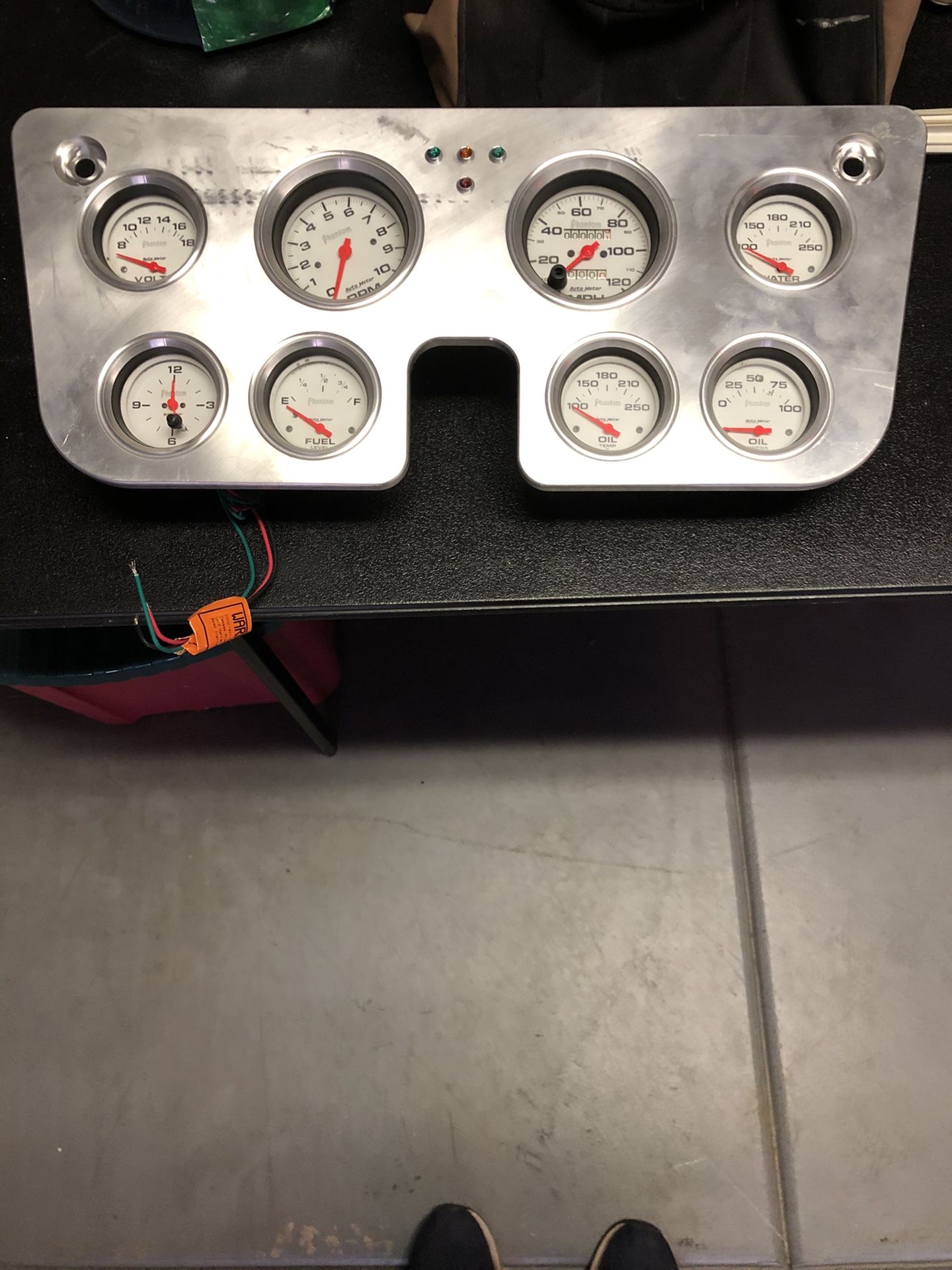 C10 Chevy 67-72 instrument bezel with gauges