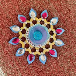 Beautiful decorative diya / tealight candle