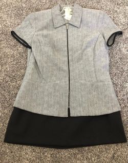Giorgio Fiorlini Two Piece Skirt Suit Set New Size 10.
