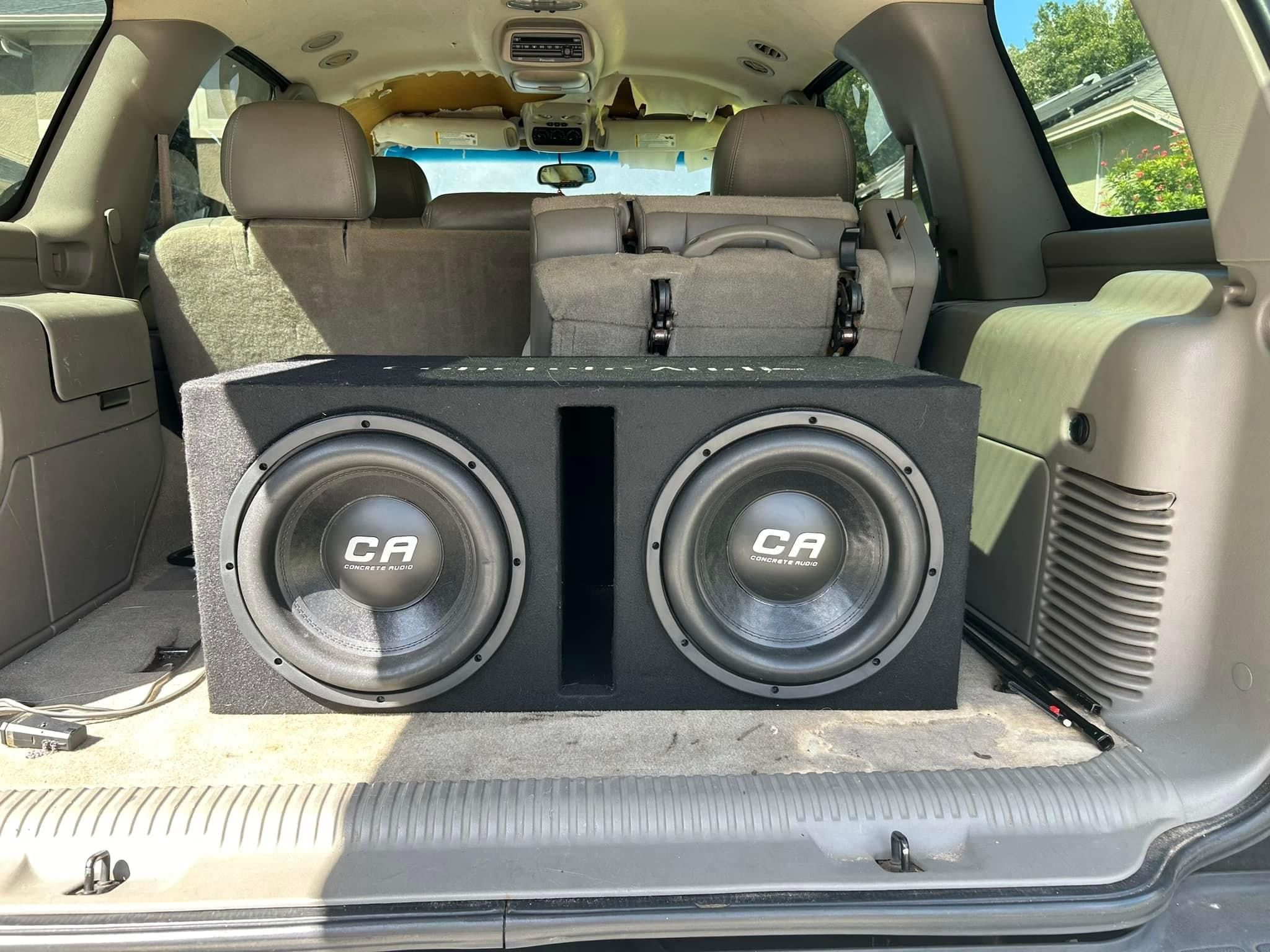 Amplifier & subwoofer-