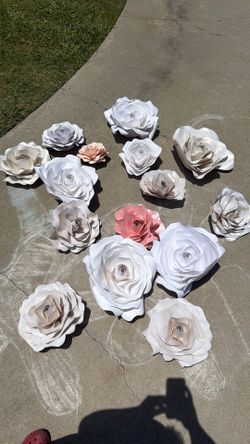 Decoración flowers paper