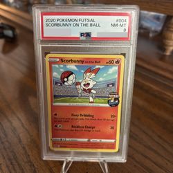 Scorbunny On The Ball 004/005 (Pokemon Futsal)
