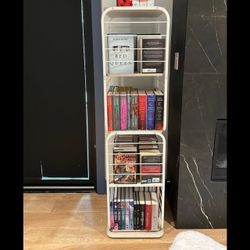 Rotating Metal Bookshelf