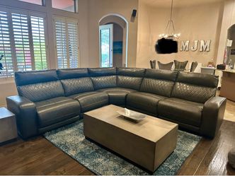 Ashley leather couch