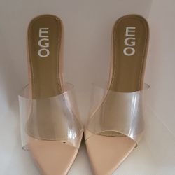 Clear Nude Heels