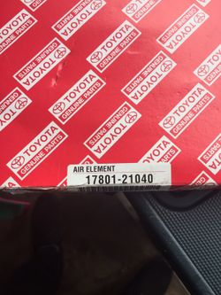 Engine air filter for Toyota Prius 04 to 09