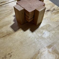 Wood Coasters And Holder