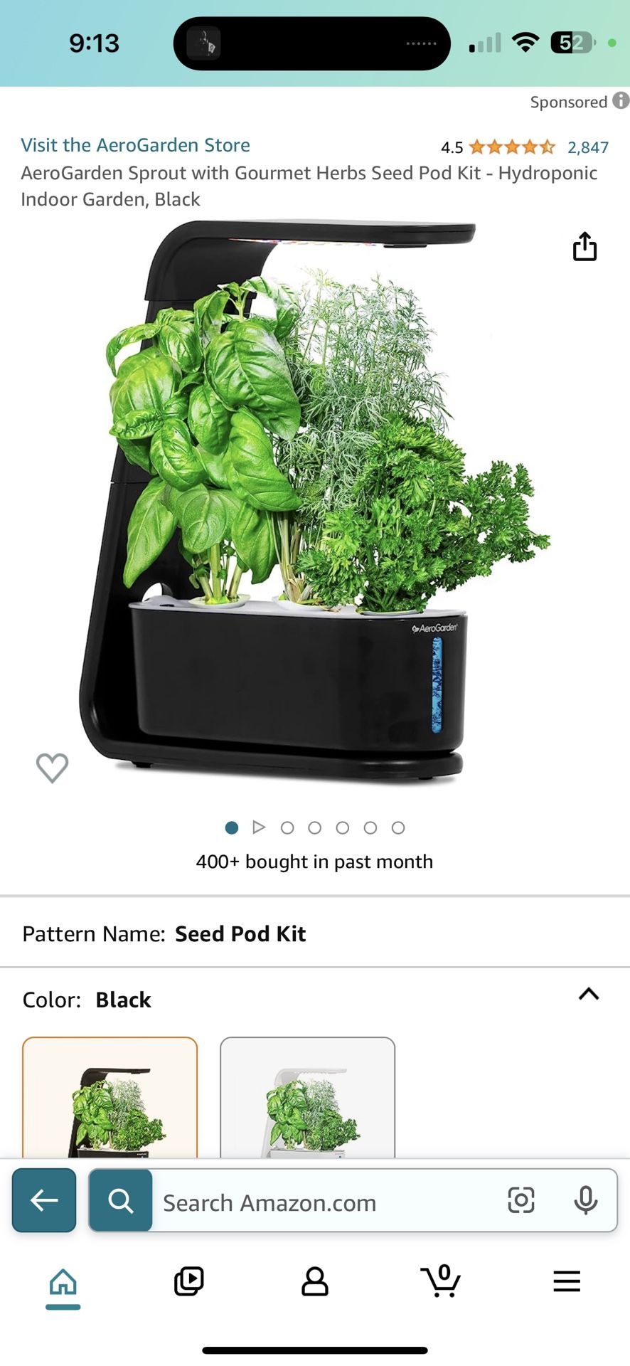 Aero Garden Indoor Garden System Seed Pod Kit