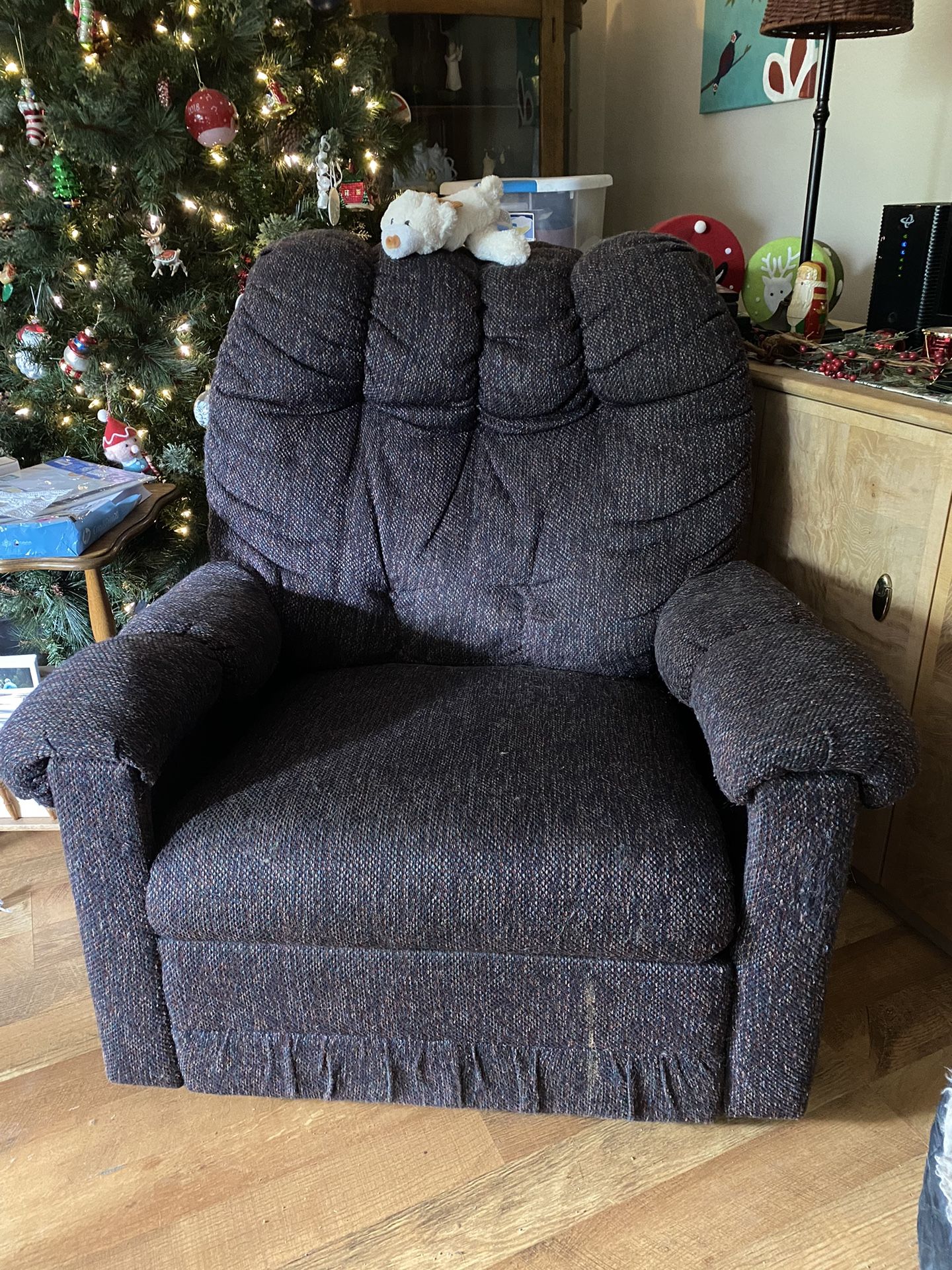 Fabric Covered Recliner