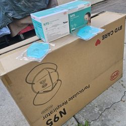 BYD CARE NON MEDICAL DISPOSABLE N95 SEALED BRAND NEW BOX 20 PCS ADULT SIZE,FOR ANY QUESTION TEXT ME PLEASE SE HABLA ESPAÑOL 