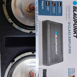 2 12 Kenwood 3000 Watt Amplifier 