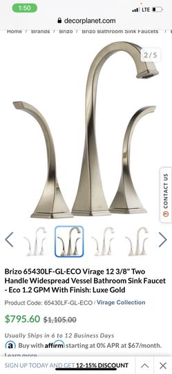 Rizo Bathroom Faucet For Sale