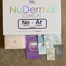 NuDerma Clinical Skincare Wand w/ FREE skincare samples