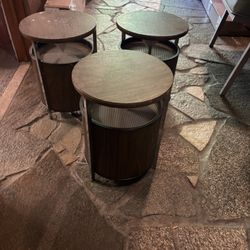 Three  Zenith Z565 "circle of sound" omni-directional speakers 