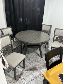 Table and chairs