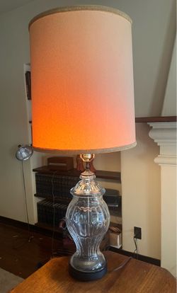 Mid-Century Modern Handblown Murano Glass Urn Lamp