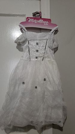 White Fairy Little Girls Dress