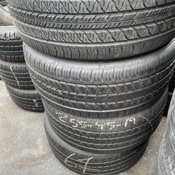 255-45-19 Used Tires 255/45/19 Llantas Usadas 