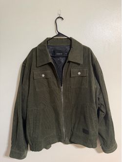 COACH Men’s Olive Green Corduroy Jacket
