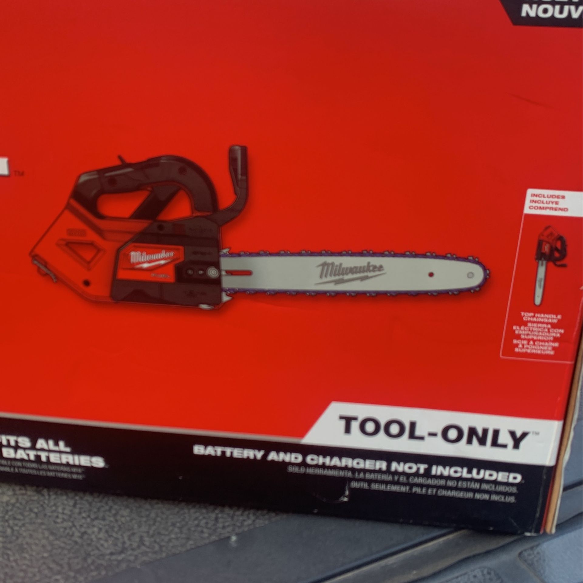 Milwaukee M18 FUEL 14 in. 18V Lithium-Ion Brushless Cordless Battery Top Handle Chainsaw (Tool Only)