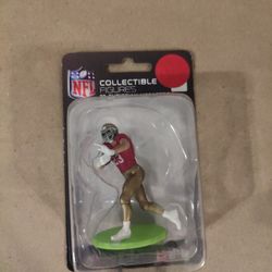 NFL collectible figure of Christian McCaffrey Niners