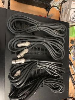 Audio cables 5 meters each