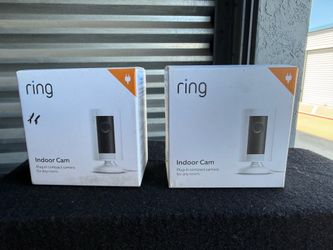 Two ring indoor cameras  new