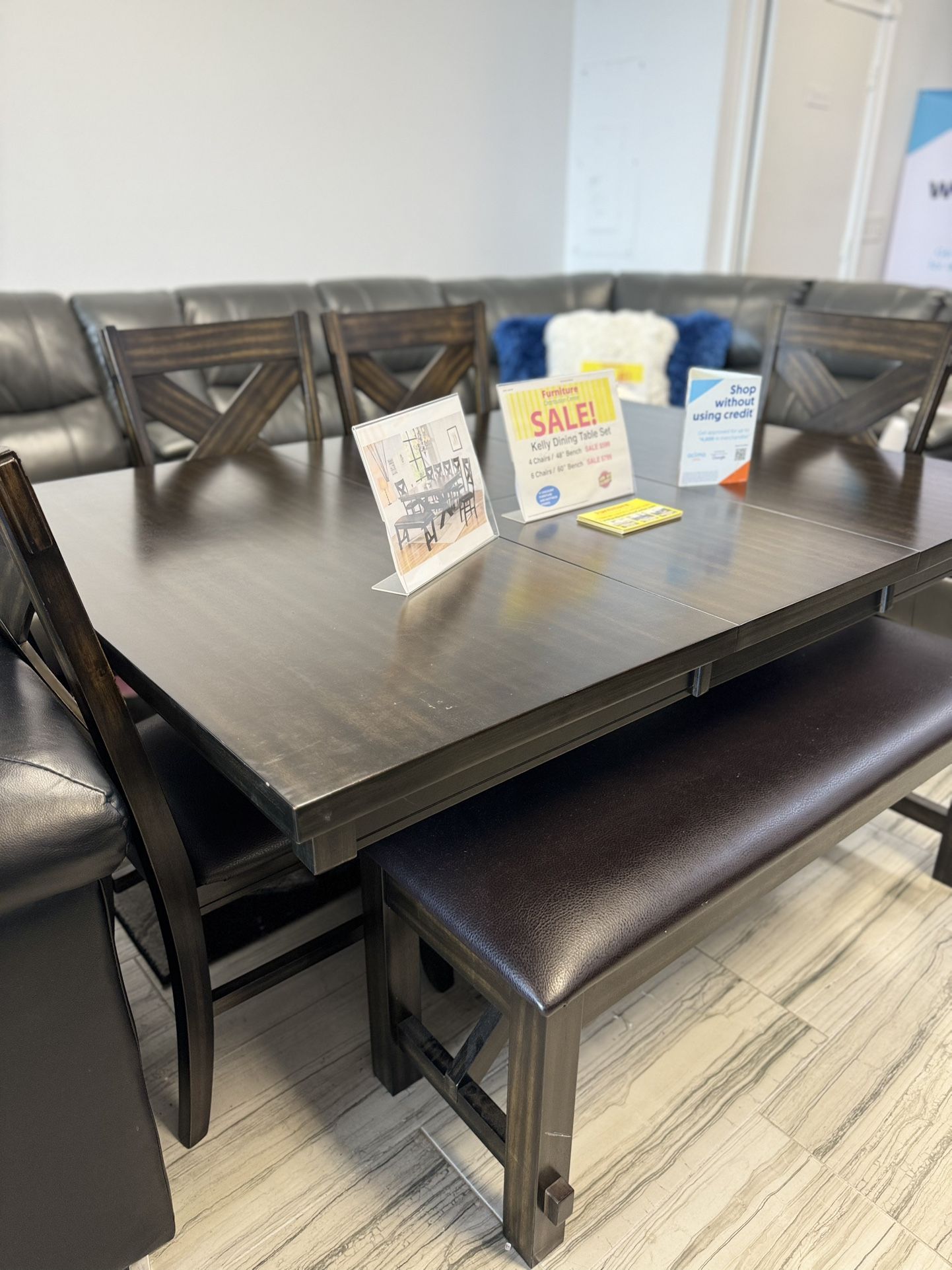 Beautiful Kelly Dining Table Set!$699!*SAME DAY DELIVERY*NO CREDIT NEEDED*EASY FINANCING*HUGE SALE*