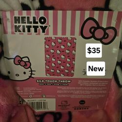 Bluey And Hello Kitty New Blankets