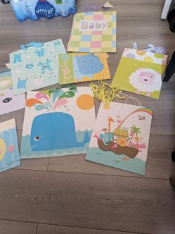 9 baby gift bags