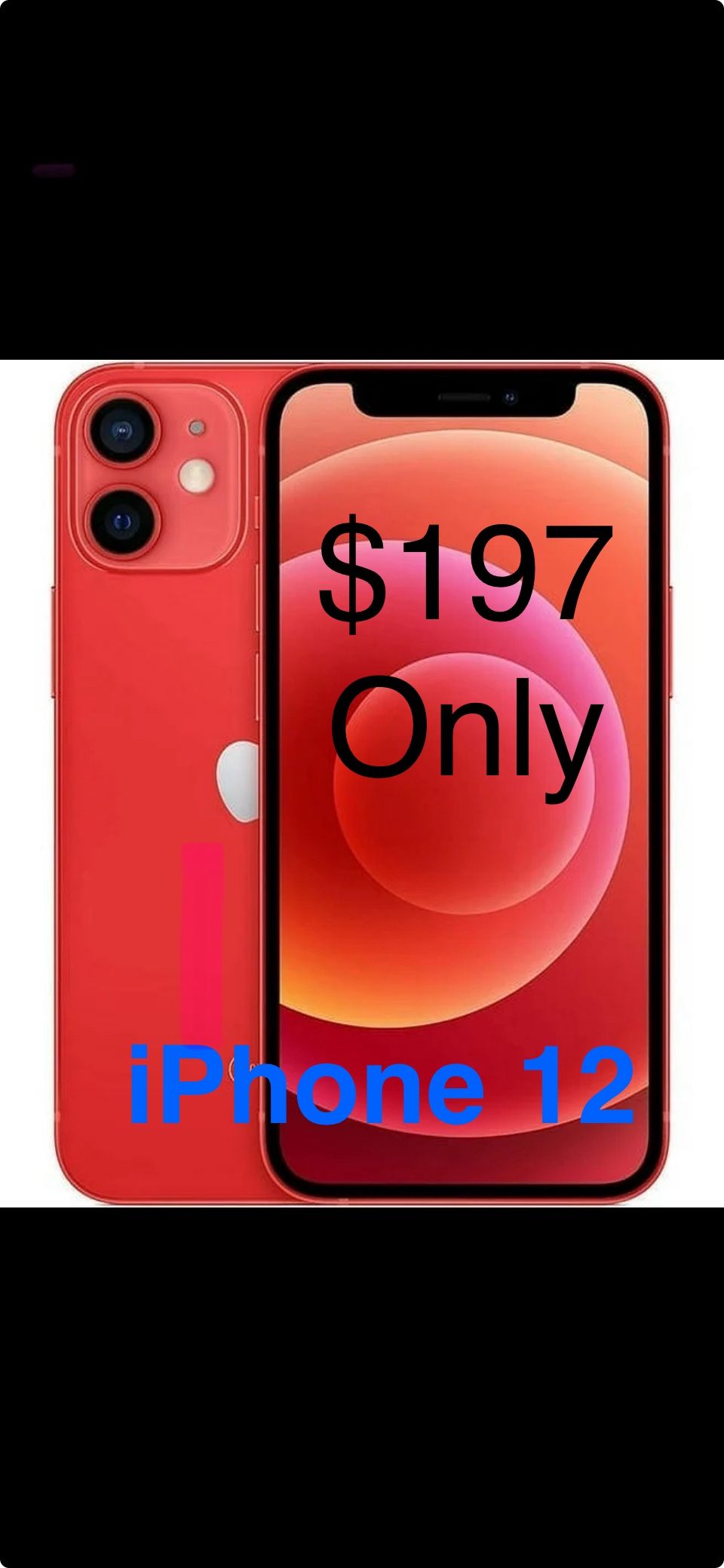 Apple iPhone 12 Now $197 Only