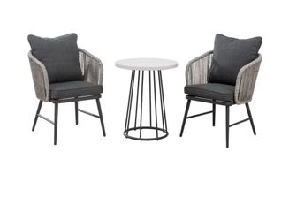 3-Piece Wicker Outdoor Bistro Set
