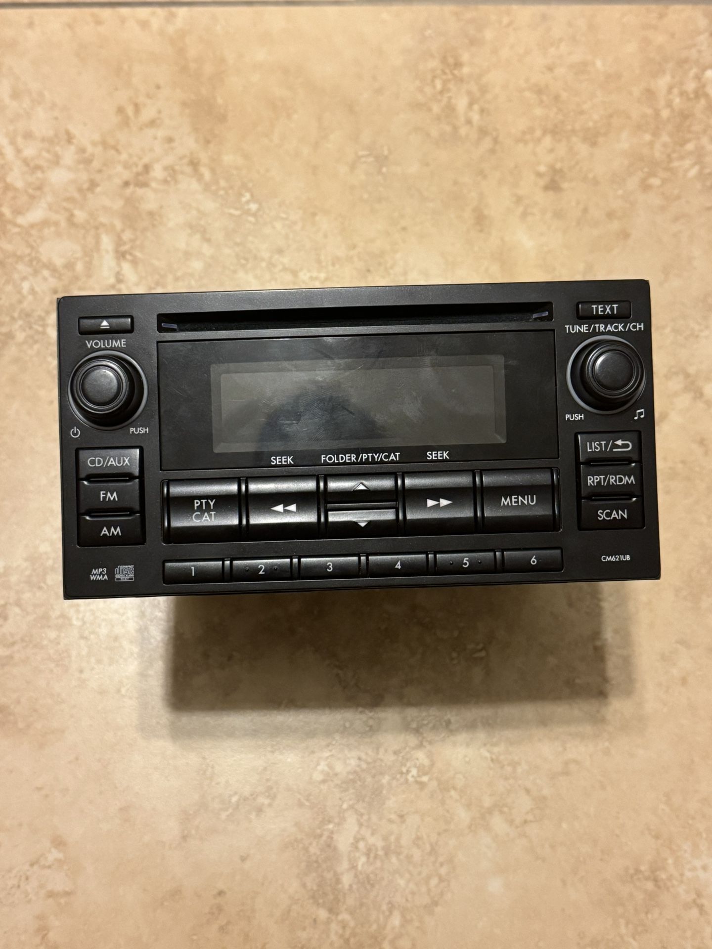 2015 SUBARU WRX RADIO AM FM CD PLAYER RECEIVER (Black)