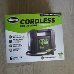 Slime Cordless Rechargeable Tire Inflator 