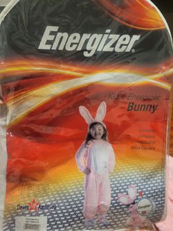 Kids Costume Energizer Bunny Size Toddler 3-4