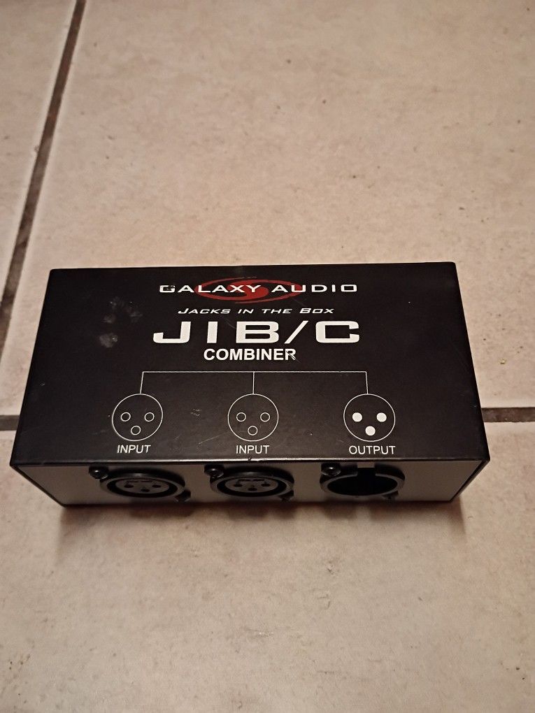 Galaxy Audio JIB/C XLR and Microphone Combiner.