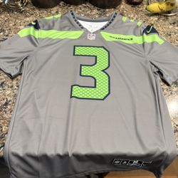 An Awesome Nike Dri-fit M Russell Wilson Seattle Seahawks Jersey