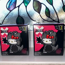 Hello Kitty x Godzilla Blind Box Figure Set of 2