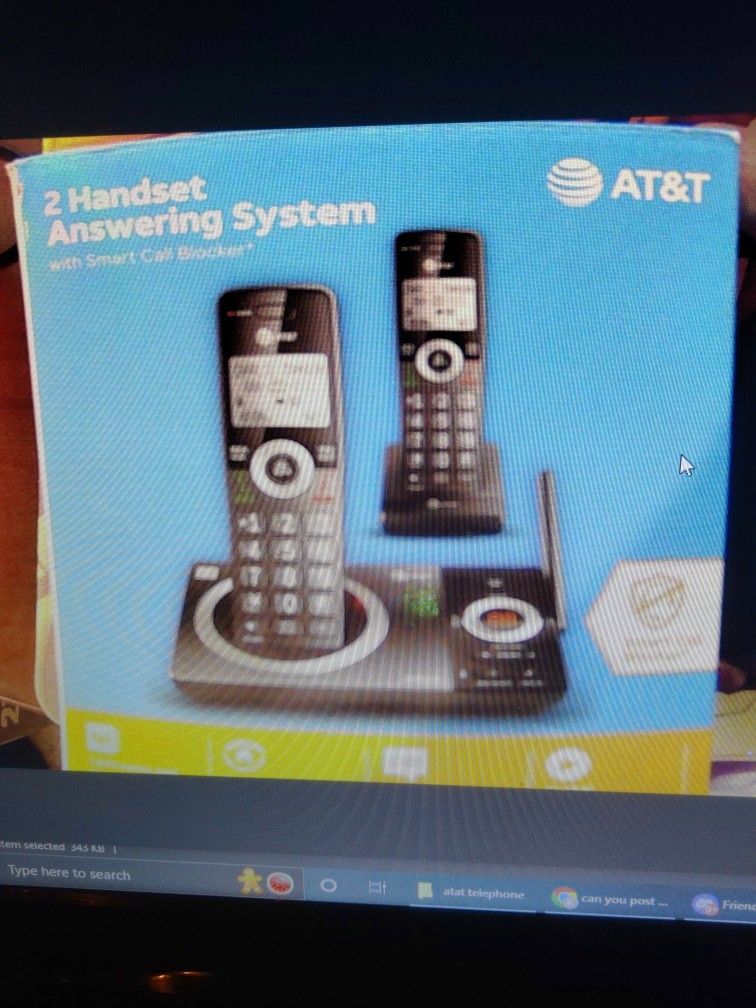 2 Handset Answering System At&T