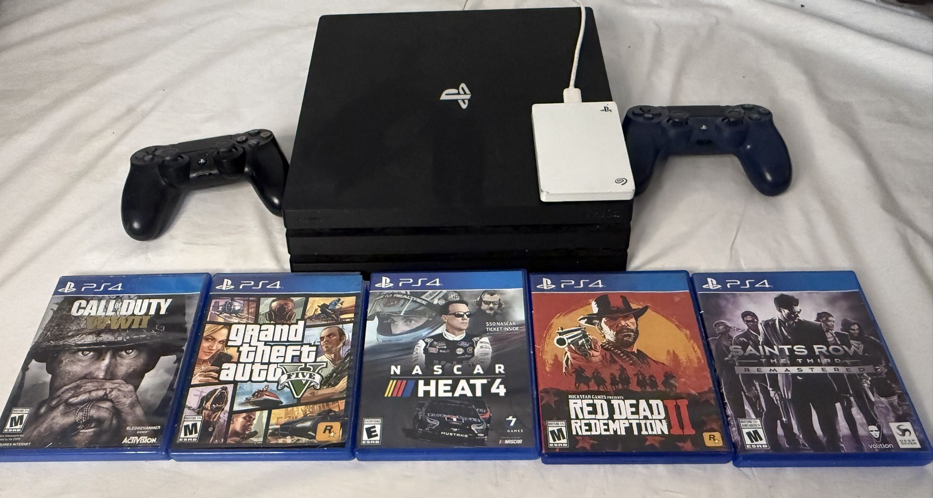 PS4 Console with Games and Accessories