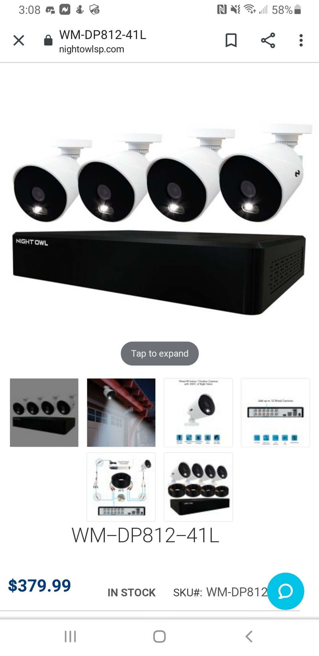 Night Owl Security 4k Security Camera System