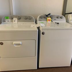 WHIRLPOOL DRYER AND WASHER WTWDW WED49STBW 🌟️